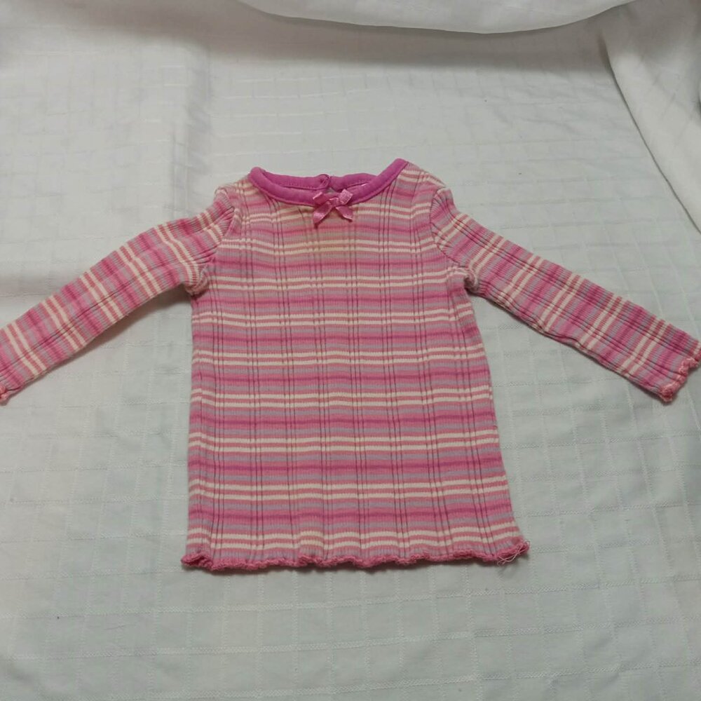 Timeless striped stretchy sweater, 100% cotton, 3 months